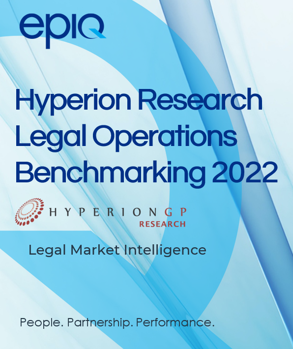 2022 LEGAL OPERATIONS BENCHMARKING REPORT